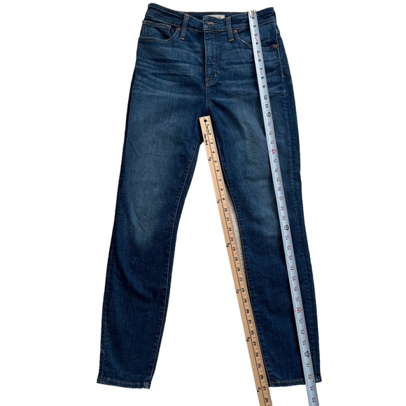 Madewell Curvy High-Rise Skinny Jeans in Moreaux Wash Women Size 28 - Picture 11 of 16
